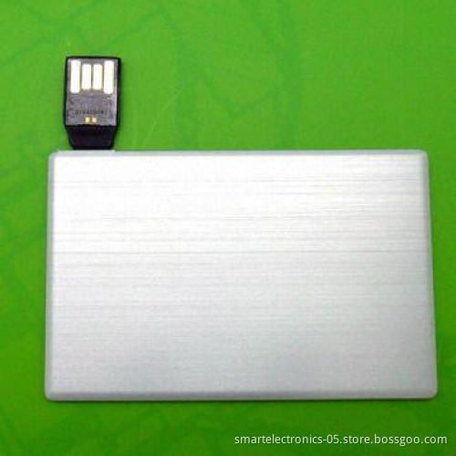 Metal credit card type USB flash drives